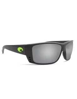 COSTA DEL MAR CAT CAY BLACK/GREEN SILVER MIRROR 508P