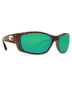 COSTA DEL MAR FISH-TORTOISE-GREEN MIRROR 580G