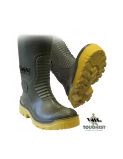 VASS E BOOT GREEN YELLOW STUDDED