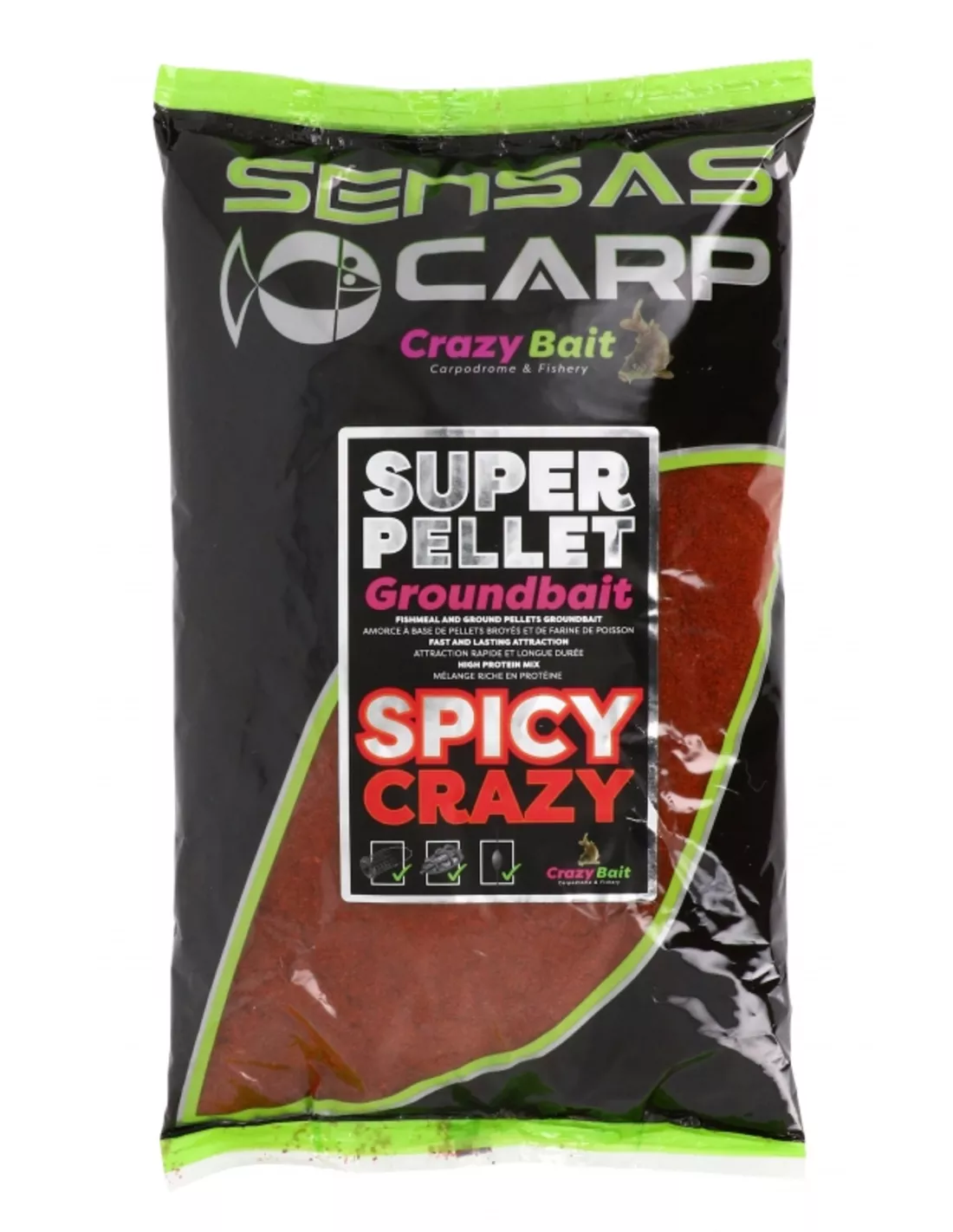 SENSAS SUPER PELLET GROUNDBAIT (1 KG) 3 SENSAS SUPER PELLET GROUNDBAIT (1 KG)