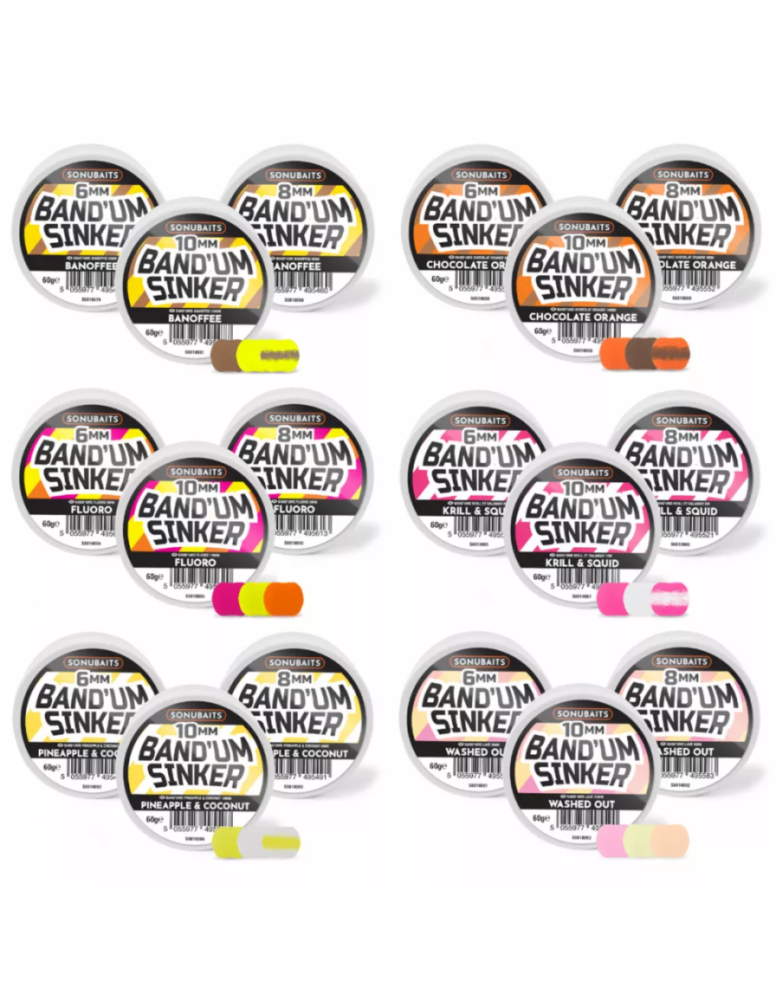 SONUBAITS BAND'UM SINKER 8MM 3 SONUBAITS BAND'UM SINKER 8MM