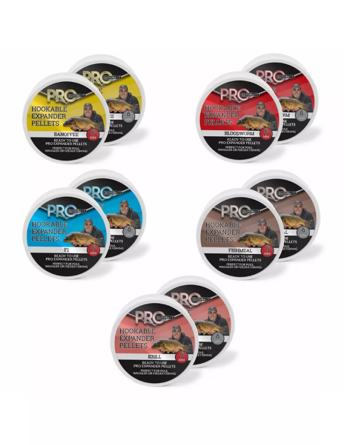 SONUBAITS HOOKABLE EXPANDER PELLETS 3 SONUBAITS HOOKABLE EXPANDER PELLETS