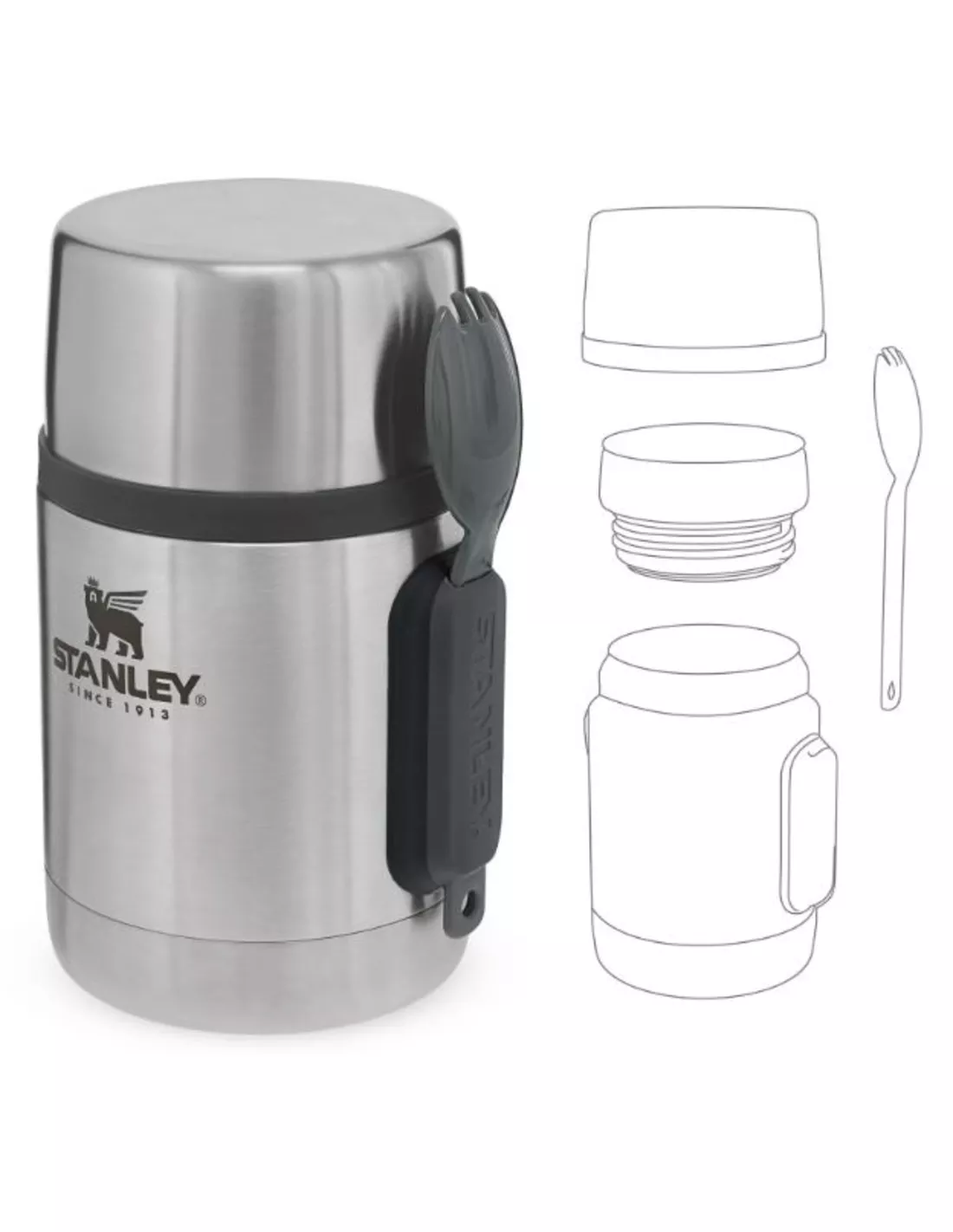 STANLEY THE STAINLESS ALL IN ONE FOOD JAR 3 STANLEY THE STAINLESS ALL IN ONE FOOD JAR